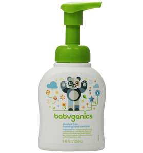 Babyganics Alcohol-Free Foaming Hand Sanitizer Fragrance Free 8.45oz Pump Bottle