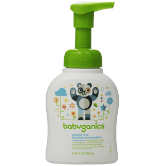 Babyganics Alcohol-Free Foaming Hand Sanitizer Fragrance Free 8.45oz Pump Bottle