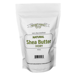 Shea Butter - Nature's Perfect Organics 100% Pure RAW Unrefined Shea Butter