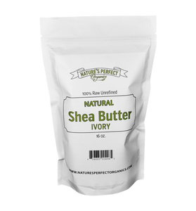 Shea Butter - Nature's Perfect Organics 100% Pure RAW Unrefined Shea Butter