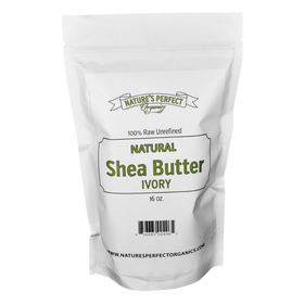 Shea Butter - Nature's Perfect Organics 100% Pure RAW Unrefined Shea Butter