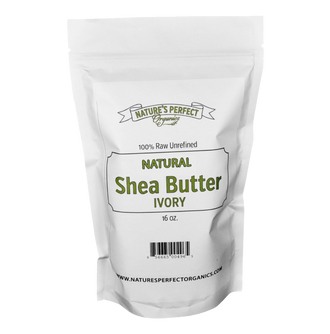 Shea Butter - Nature's Perfect Organics 100% Pure RAW Unrefined Shea Butter