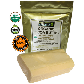 Raw Cocoa Butter - CERTIFIED ORGANIC Pure & Natural